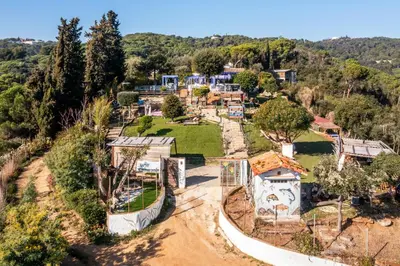 Paisaje cerca de esta villa