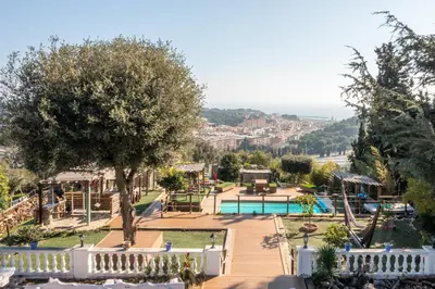 Paisaje cerca de esta villa