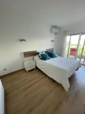 Cama o camas de una habitación en Beta's Beach