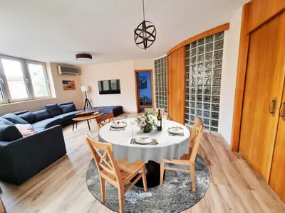 Zona de estar de Central Mayor Apartment