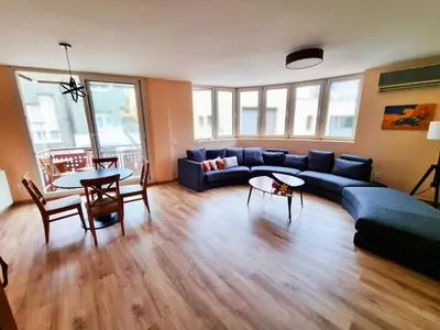 Zona de estar de Central Mayor Apartment