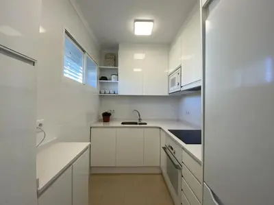 Una cocina o zona de cocina en Montaber Apartments - Sant Pol de Mar