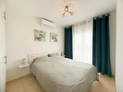 Cama o camas de una habitación en Club Villamar - Santelmo