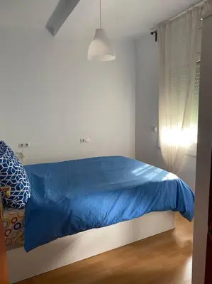 Cama o camas de una habitación en Pisito bonito y funcional en Pineda De Mar
