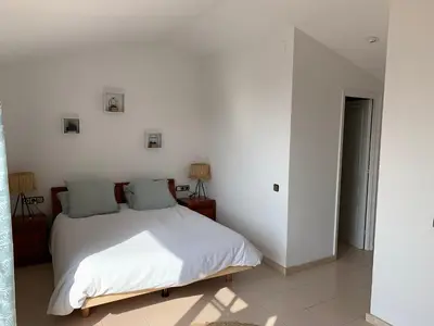 Cama o camas de una habitación en Magnifique Villa avec vue mer 8 personnes