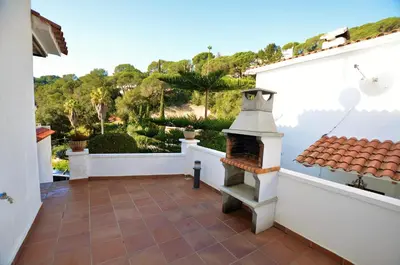 Un balcón o terraza de Villa Isabel Lloret de mar