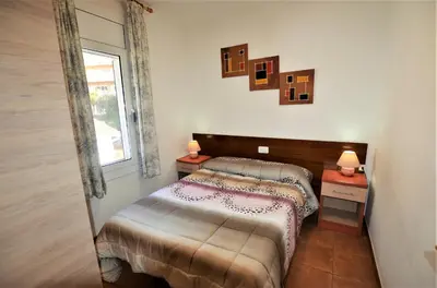 Cama o camas de una habitación en Villa Isabel Lloret de mar