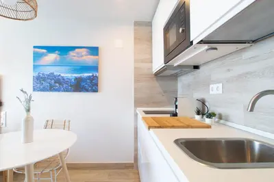 Una cocina o zona de cocina en Lavanda Beach Boutique Studio