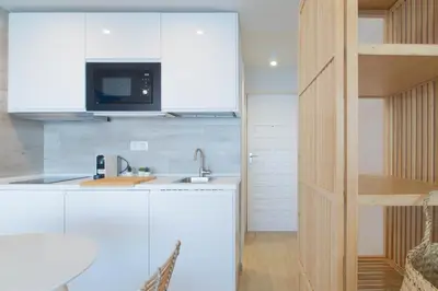 Una cocina o zona de cocina en Lavanda Beach Boutique Studio