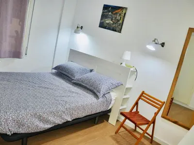 Cama o camas de una habitación en Beach CostaBravaSi