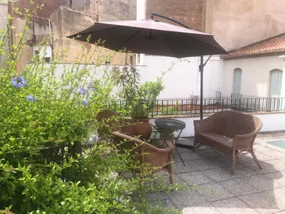 Jardín al aire libre en Family B&B HomefromHomees