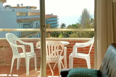 Un balcón o terraza de Apartamento Adara a 200 metros de la playa