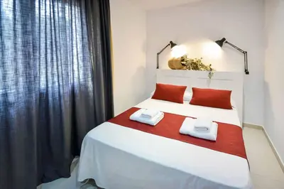Cama o camas de una habitación en Hotel Reimar