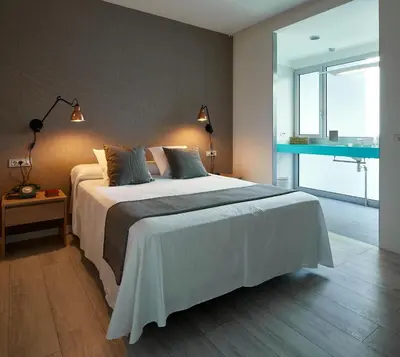Cama o camas de una habitación en Hotel Reimar