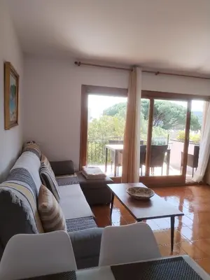 Zona de estar de Apartamento con piscina L' Áncora