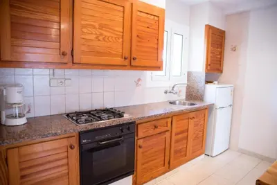 Una cocina o zona de cocina en Segunda línea de mar en Playa de Aro