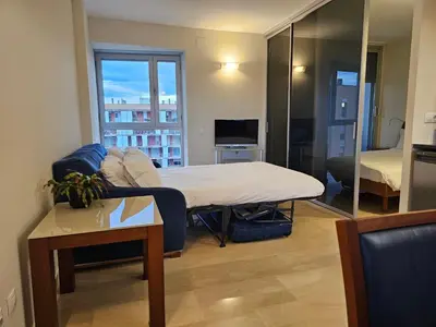 Zona de estar de Apartaments Els Quimics