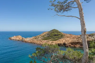 Paisaje cerca de esta villa