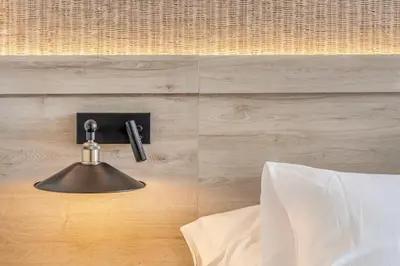 Cama o camas de una habitación en Hotel Metropol
