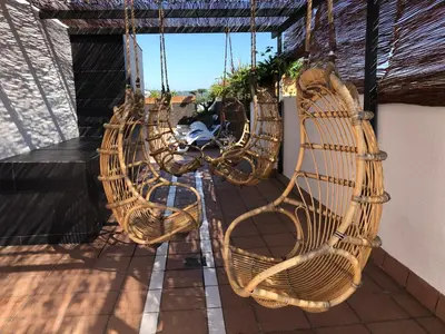 Un balcón o terraza de Hotel Astoria Park