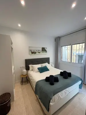 Cama o camas de una habitación en Apartamento St Zenon