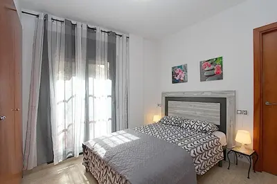 Cama o camas de una habitación en Apartamento Pau
