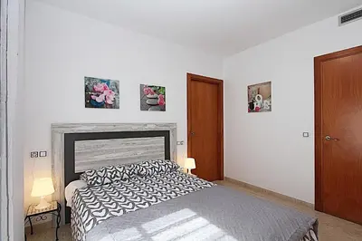 Cama o camas de una habitación en Apartamento Pau