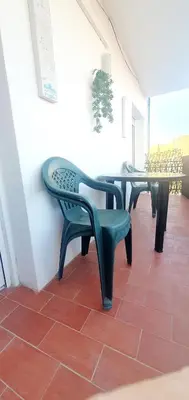 Un balcón o terraza de Apartamento acogedor cerca de la playa y puerto.