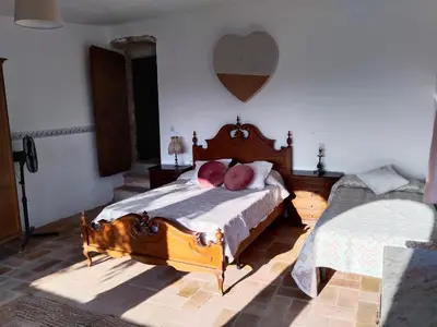 Cama o camas de una habitación en Can Camós - Masia Rural