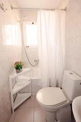 Un baño de Apartamento con piscina en S'agaró