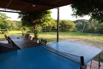 Jardín al aire libre en Masia Rural Cal Belles Mas