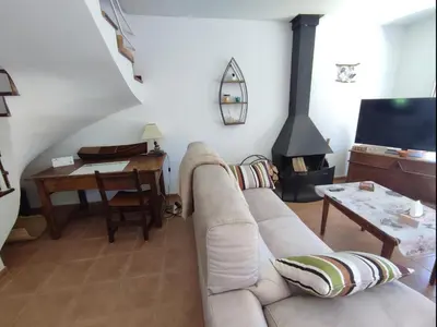 Zona de estar de Casa la fosca
