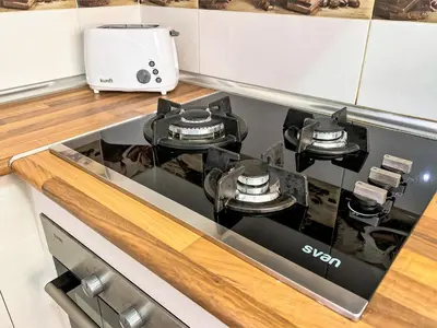 Una cocina o zona de cocina en Vivalidays Kaylo - Fenals - LLoret de Mar