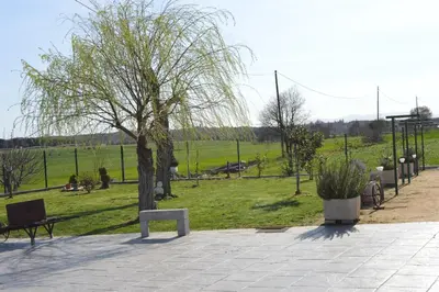 Jardín al aire libre en Mas Piua