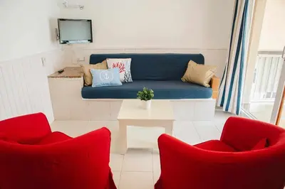 Zona de estar de Ideal família a 500m de la playa en S'Agaró