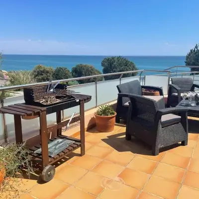 Villa Farell just in front of the sea