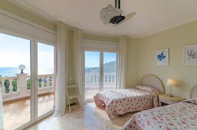 Cama o camas de una habitación en Club Villamar - Riffelt