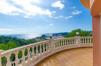Paisaje cerca de esta villa