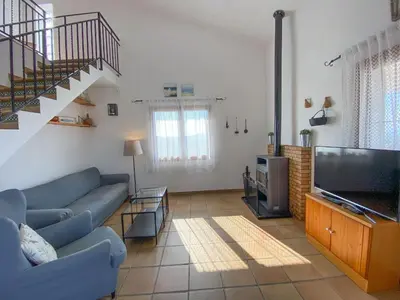 Una televisión o centro de entretenimiento en Club Villamar - Andes