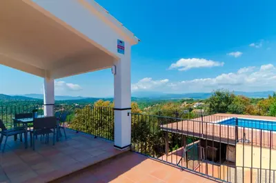 Paisaje cerca de esta villa