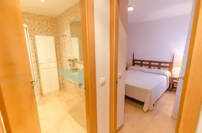 Cama o camas de una habitación en Club Villamar - Can Ribo