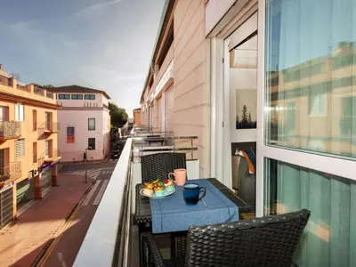 Un balcón o terraza de Apartment Industria by Interhome