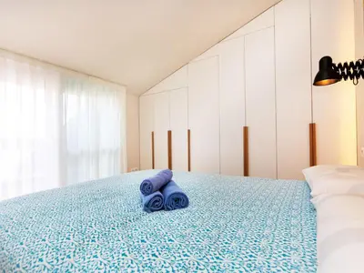 Cama o camas de una habitación en Apartment Industria by Interhome