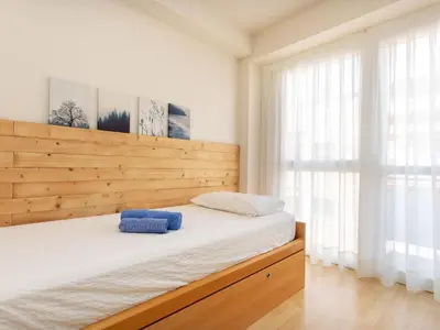 Cama o camas de una habitación en Apartment Industria by Interhome