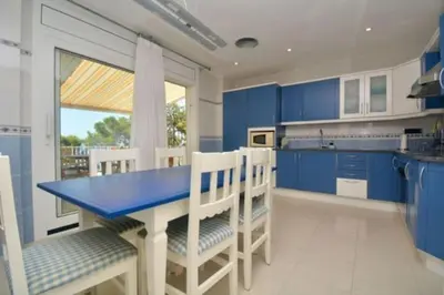 Una cocina o zona de cocina en Villa en Platja de Aro with pool 450m from the beach