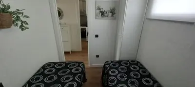 Cama o camas de una habitación en Appart Cosy T3 (Vue Mer et Piscine 4-5 pers)