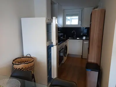 Una cocina o zona de cocina en Appart Cosy T3 (Vue Mer et Piscine 4-5 pers)