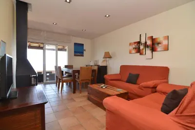 Una televisión o centro de entretenimiento en Club Villamar - Cala Llevado 40
