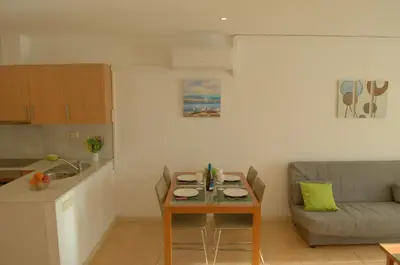 Una cocina o zona de cocina en Apto Liss 50 metros de la playa