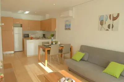 Una cocina o zona de cocina en Apto Liss 50 metros de la playa